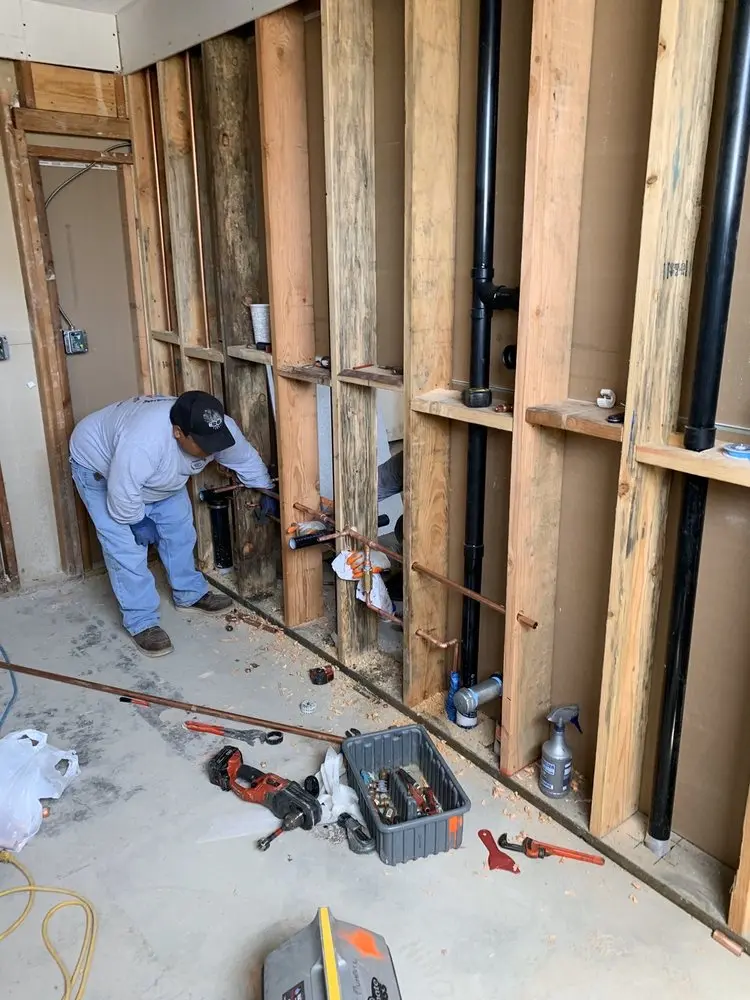 Commercial rough-in plumbing for Water Heater Replacement in City Point
